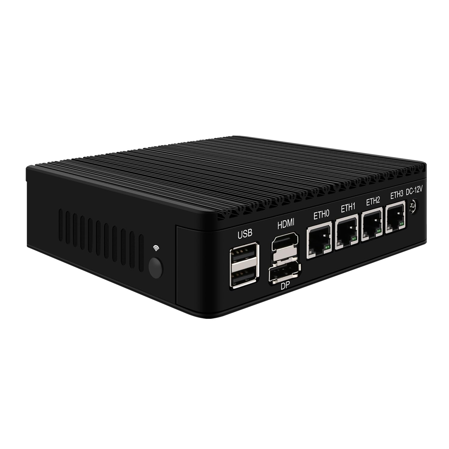 Micro Firewall Appliance, Mini PC, PFSense, Mikrotik, OPNsense, VPN, Router PC, N6005, RJ22, AES-NI, 4 x 2.5GbE I226-V LAN, Type-C, TF, M.2 WiFi Slot, 0 RAM, 0 Storage, Barebone No System
