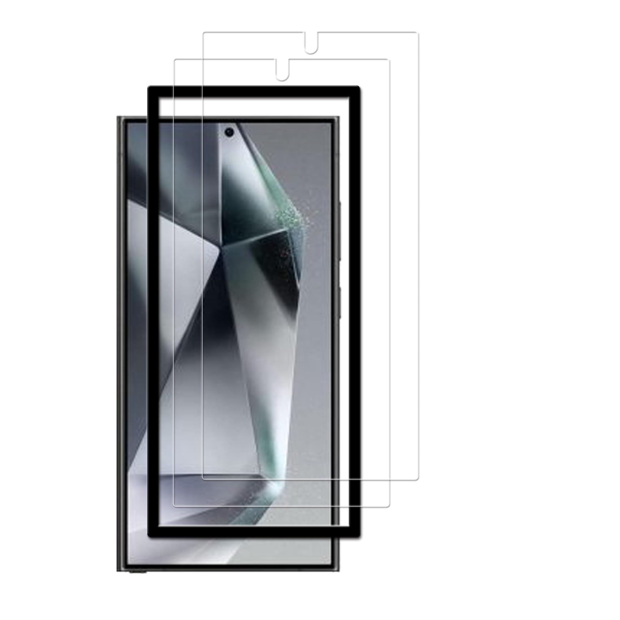 HKKAIS Screen Protector For Samsung Galaxy S24 Ultra 5G Tempered Glass Film with Easy Alignment Tool 2-Pack