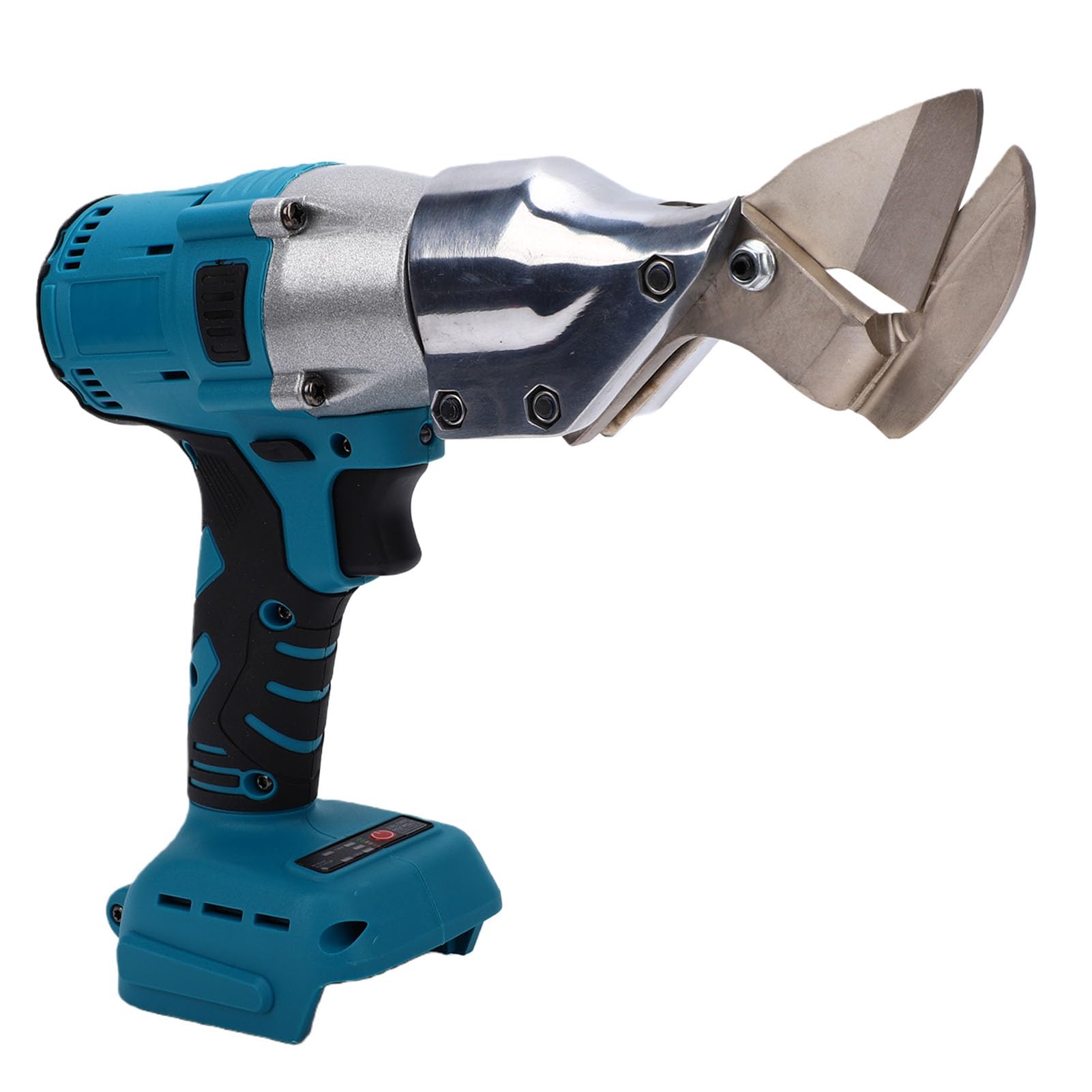 banapoy Cizalla para Chapa, 400 Nm 360 Cizalla para Corte de Metal Giratoria, Tijeras para Metal Inalámbricas con Bloqueo de Seguridad y Luz LED para Acero Inoxidable, Aluminio, PVC, Malla,