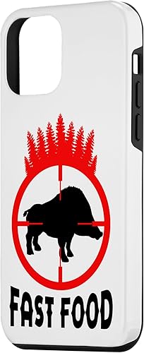 Miniatura 2 de iPhone 12 mini Fast Food Hog Hunter Vintage Pig Hog Boar Hunting Case