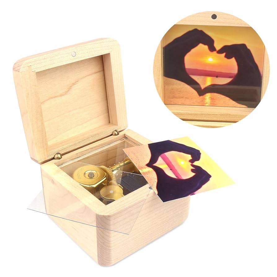 Amazon | Sinzyoオルゴール 木製ミュージックボックス ミニ