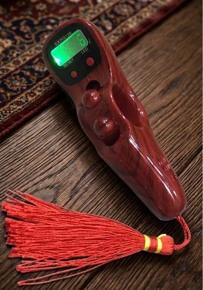 Digital Tasbeeh Counter Finger Ring LED Hand Tally Counter Jaap Mala for Prayer Chanting Portable ABS Counting Machine for Home Temple Mosque Use-image-11