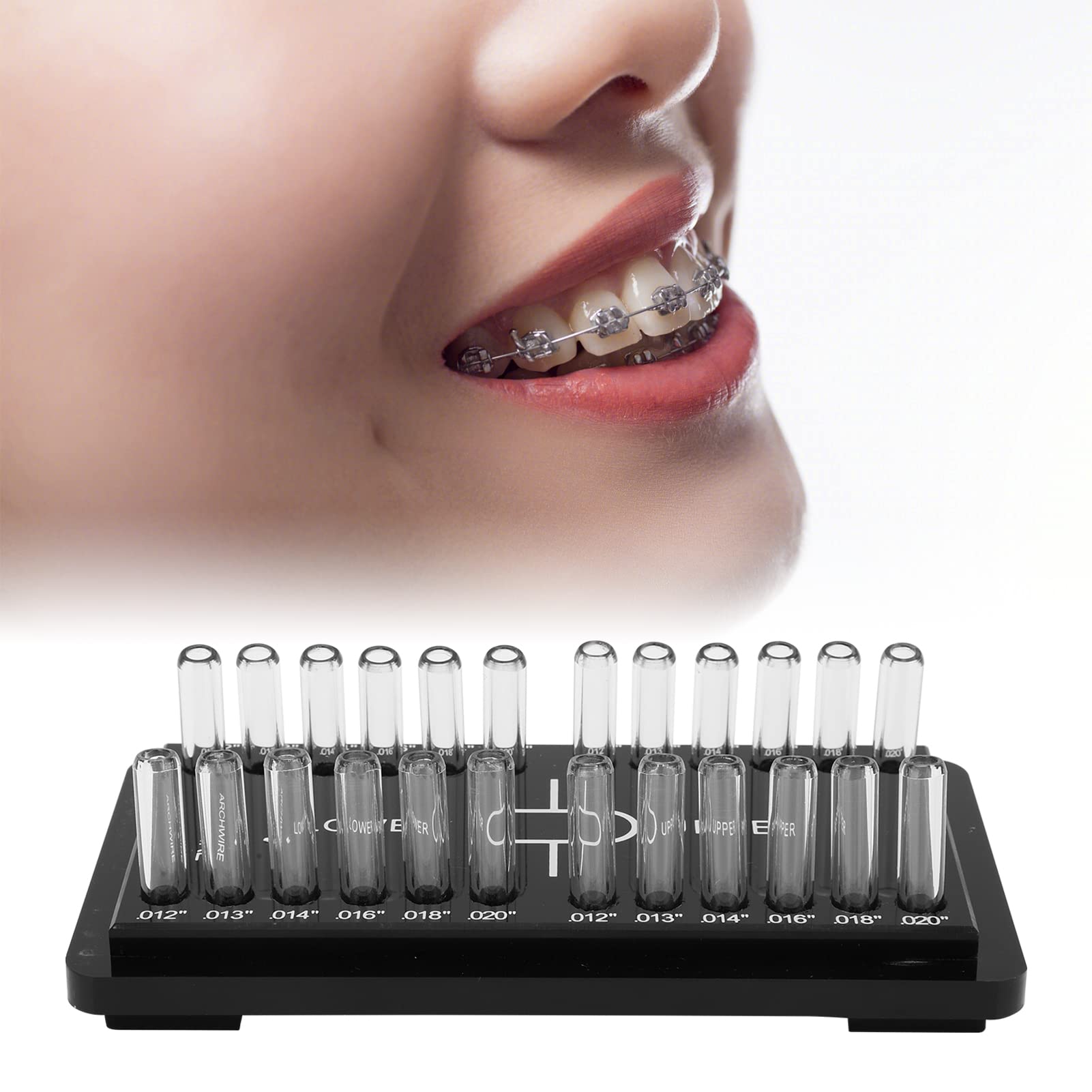 Topyond Boîte De Rangement De Fil d'arc, ABS, Support De Fil d'arc Orthodontique pour Matériaux Orthodontiques, Consommables Oraux pour Hôpital