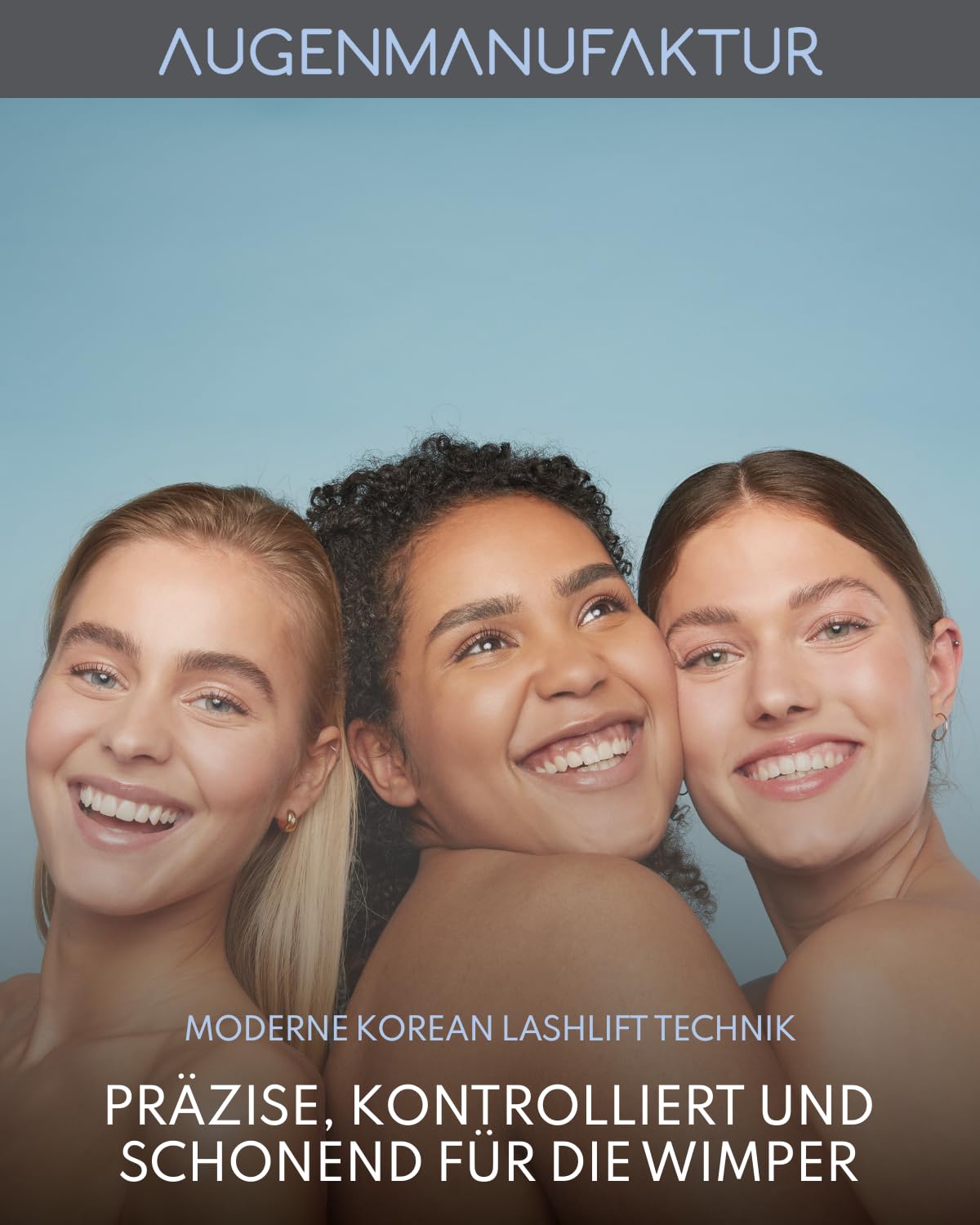 Augenmanufaktur Korean Lash Lifting Set – Wimpernlifting Profi Kit für lange, voluminöse, natürliche Wimpern – Lashlift mit Lotionen, Primer, Double Filler, Fix Balm & Powder