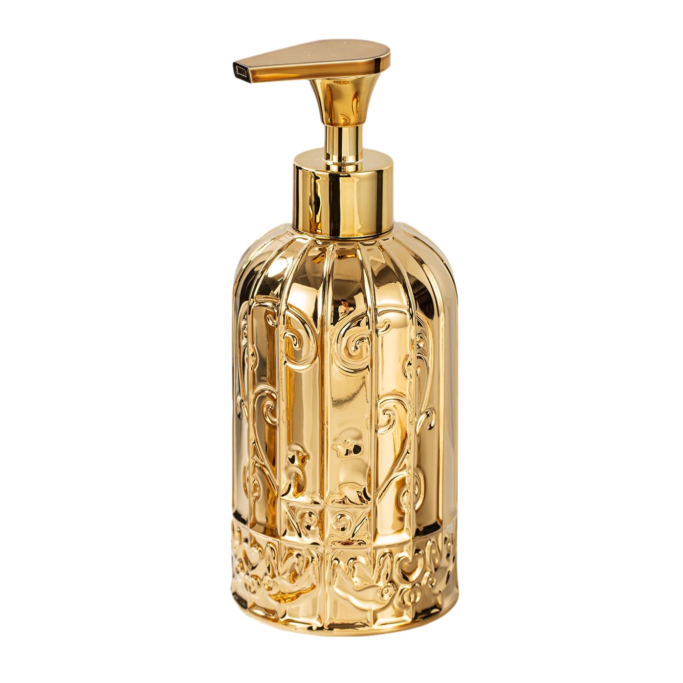 Amazon.com: Gold Hand Soap Dispenser, Decorative Ceramic Liquid Soap ...