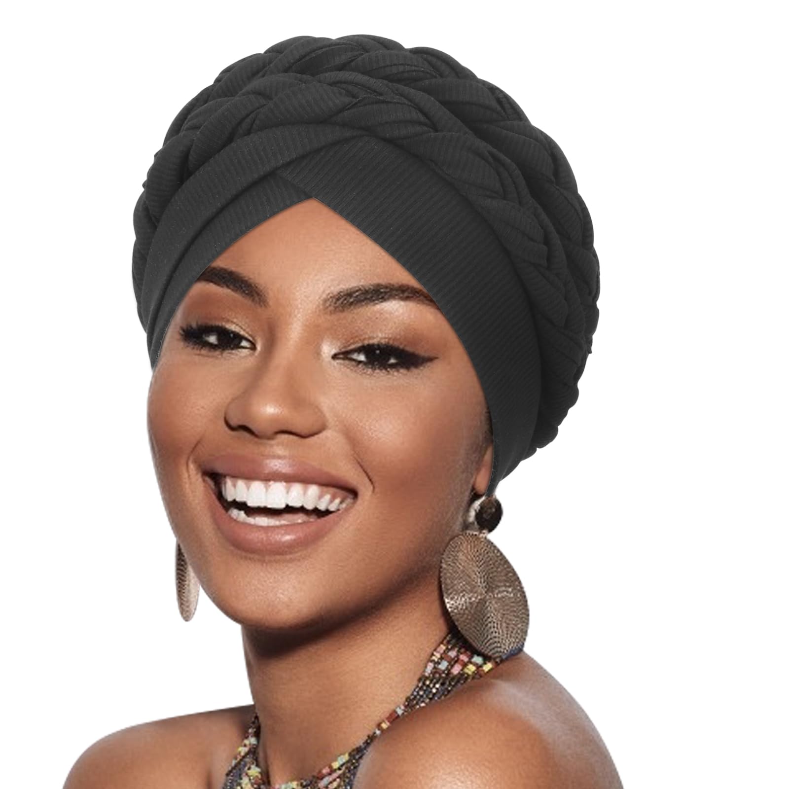 DRESHOW Damen Panama Hut Breiter Krempe Stroh Sommer Fedora
