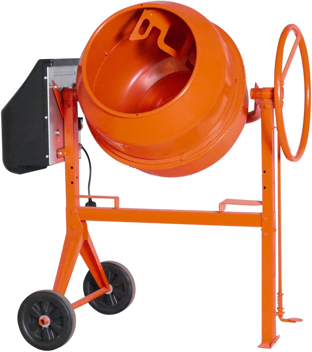 B150 Betonmischer 230V | 145L | 850W | Gusseisen-Zahnkranz | Profi Mischmaschine | Zementmischer Mörtelmischer | Fußbremse | Handrad | klappbar | seit 1988