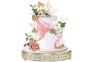 Enchanting Gold Cake Stand: A Perfect Display for Wedding Celebrations