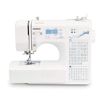 Brother FS 101 Computerized Plastic Sewing Machine, White