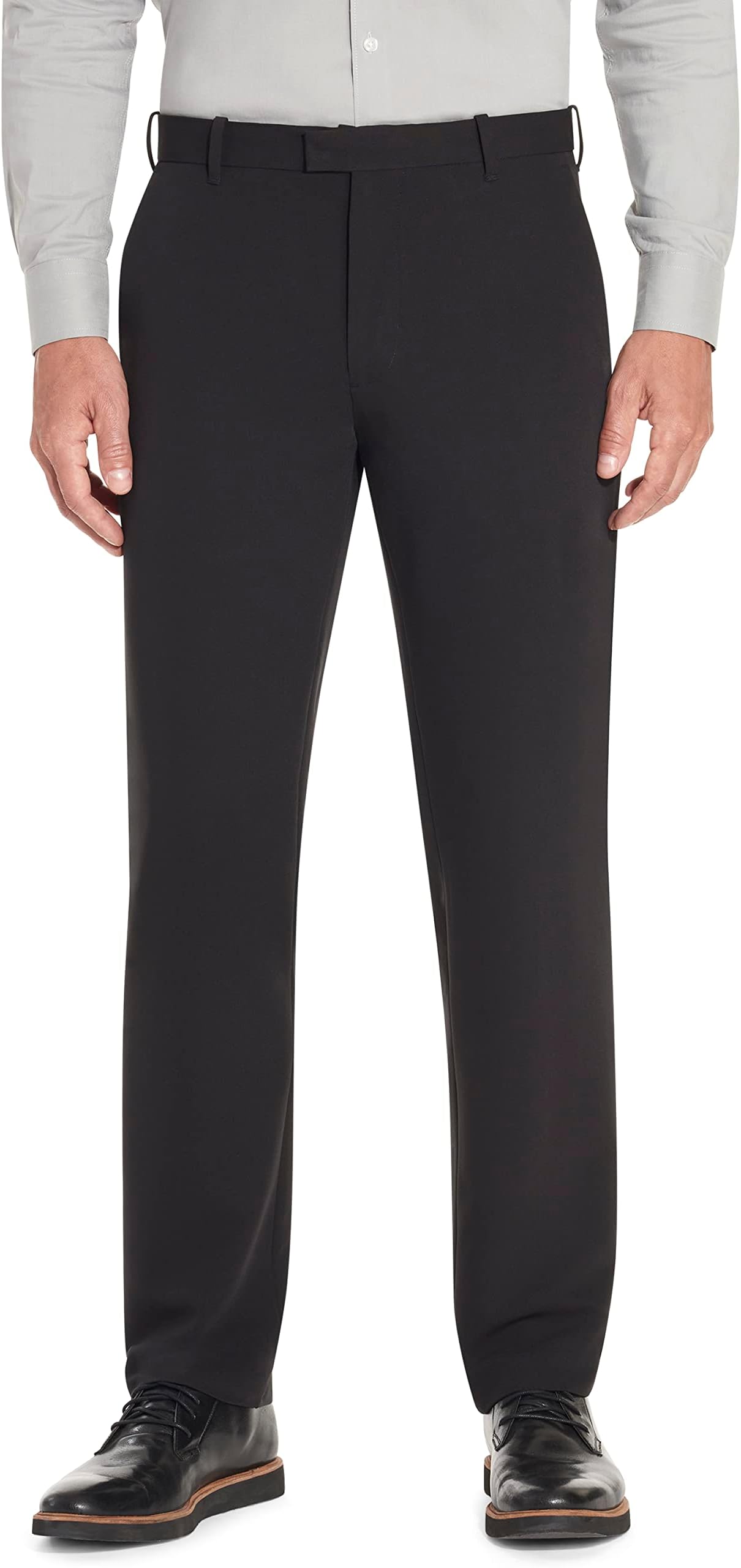 Van HeusenMen's Flex Flat Front Straight Fit Pant