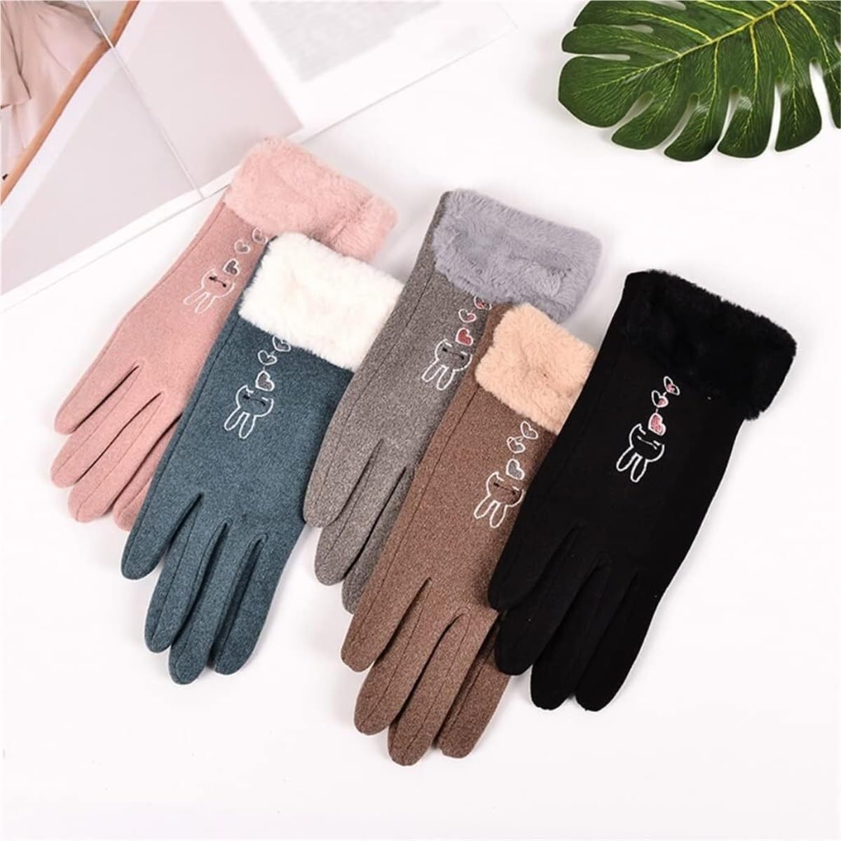 Guantes Running Guantes De Invierno For Mujer Retro Gruesos Y Cálidos Guantes De Ciclismo For Conducir Con Pantalla Táctil Guantes Deporte Hombre
