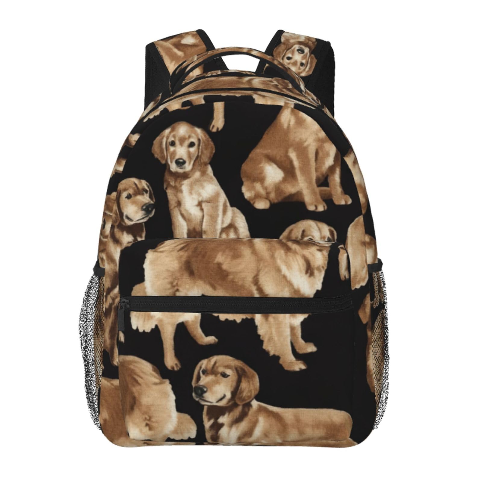 Mochila para laptop EdWal Golden Retrievers impermeable de viaje unisex 6
