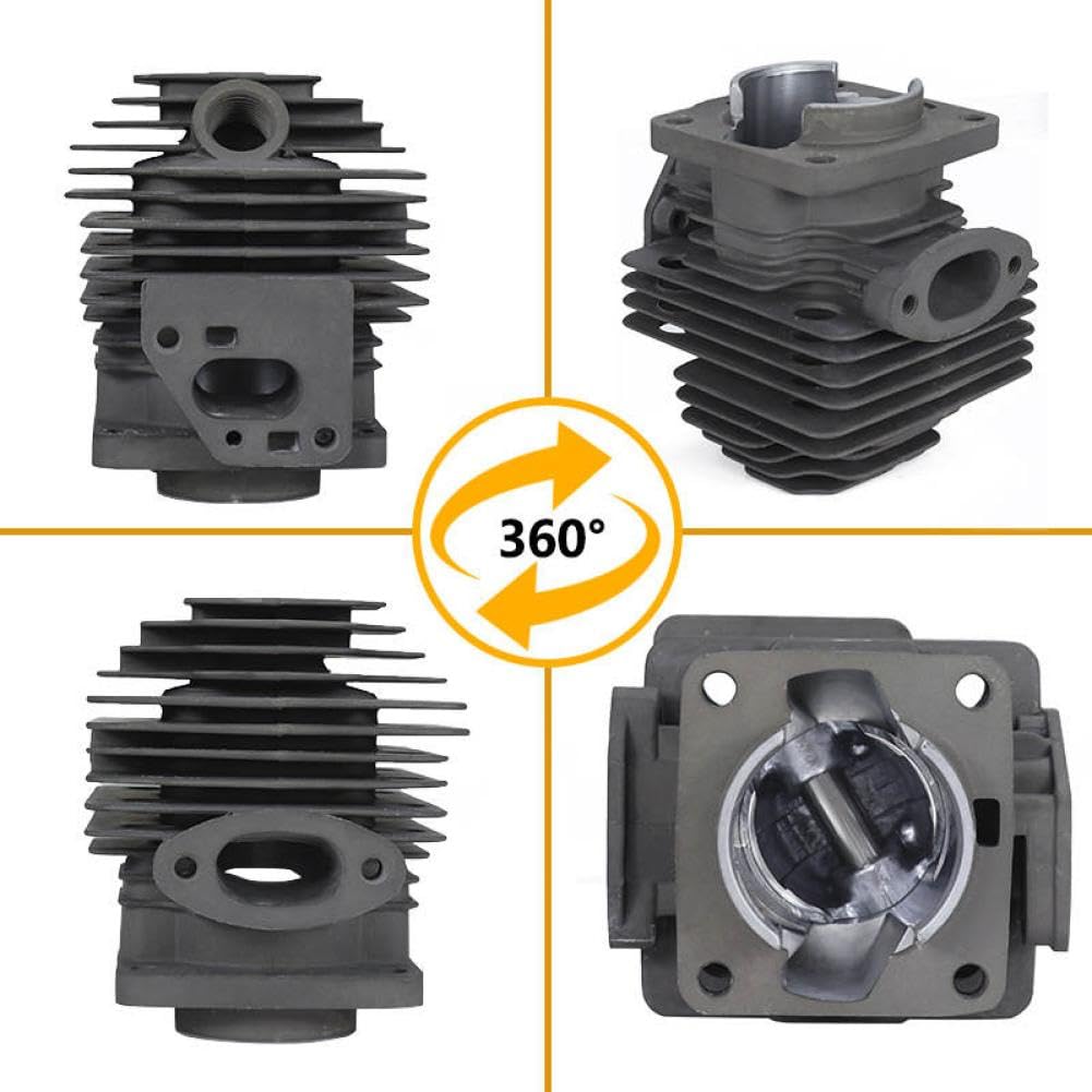 pistone Cilindro 36MM Compatibile con Motore BC 33 32,6CC