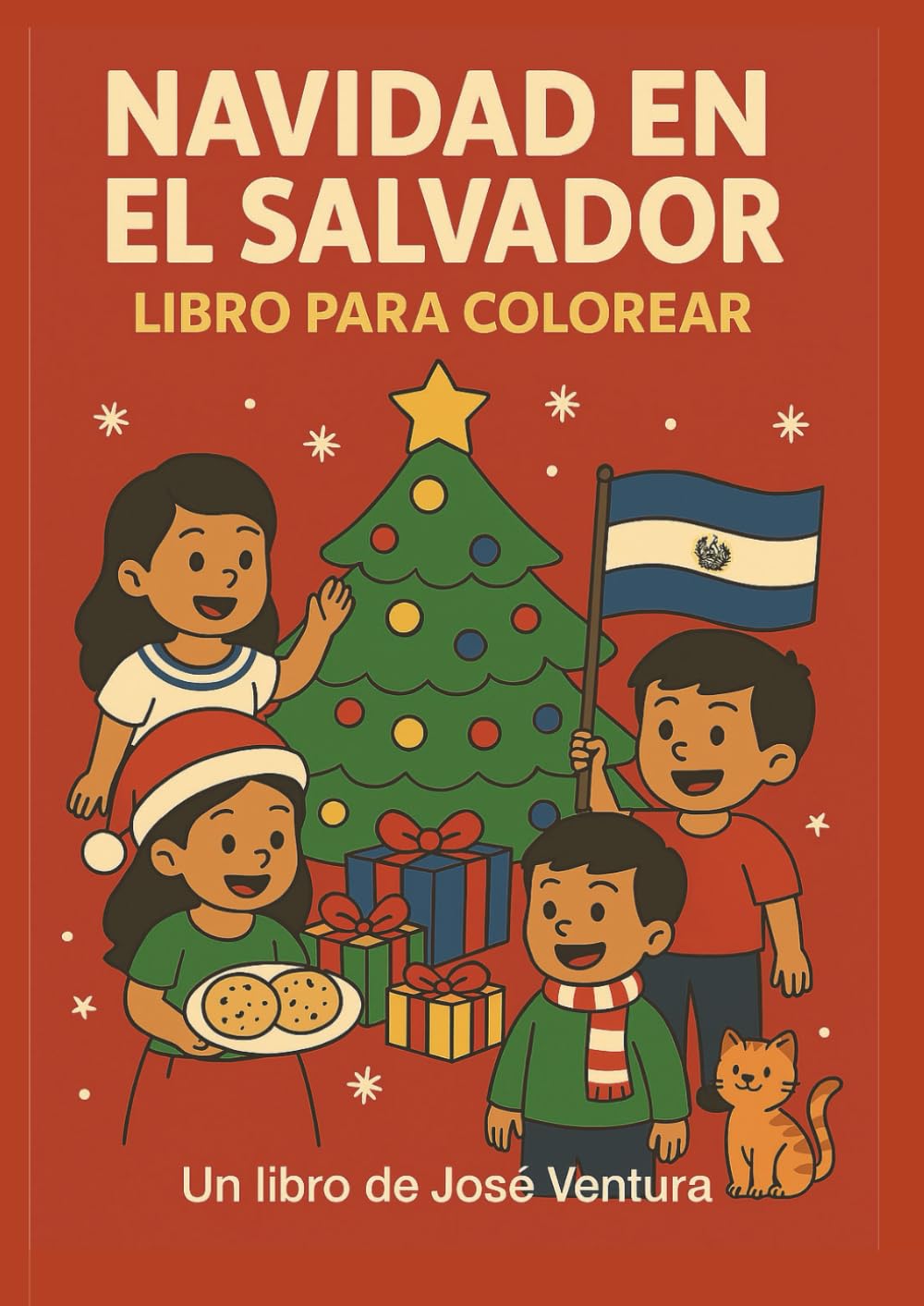 Navidad en El Salvador: Libro para colorear