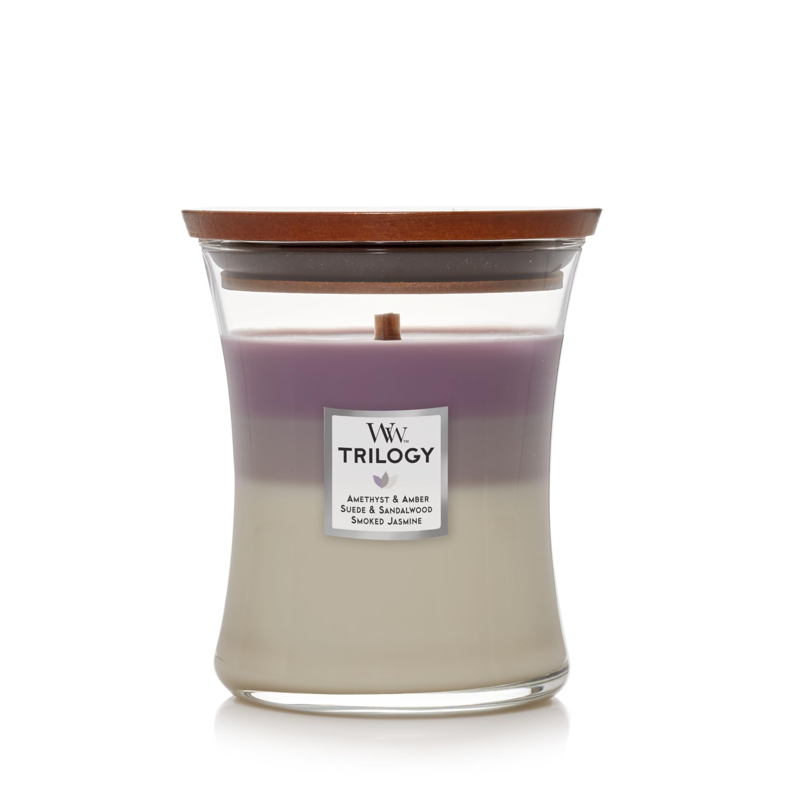 Woodwick - Trilogy Candle Amethyst Sky Medium Hourglass