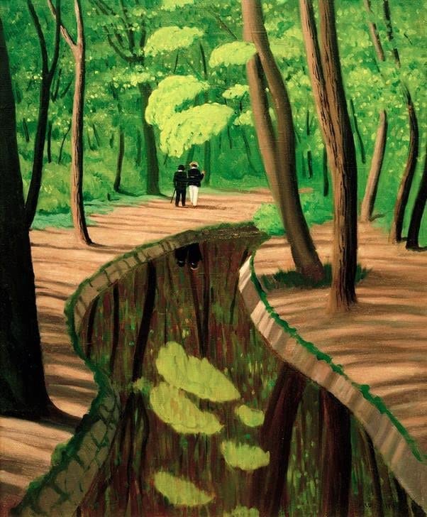 Tableau Sousbois Bois de Boulogne pour créer une ambiance nature et apaisante dans votre chambre