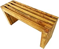 Vista 5 de Banco para 2 personas al aire libre, estilo vintage hecho a mano, resistente y hermoso.