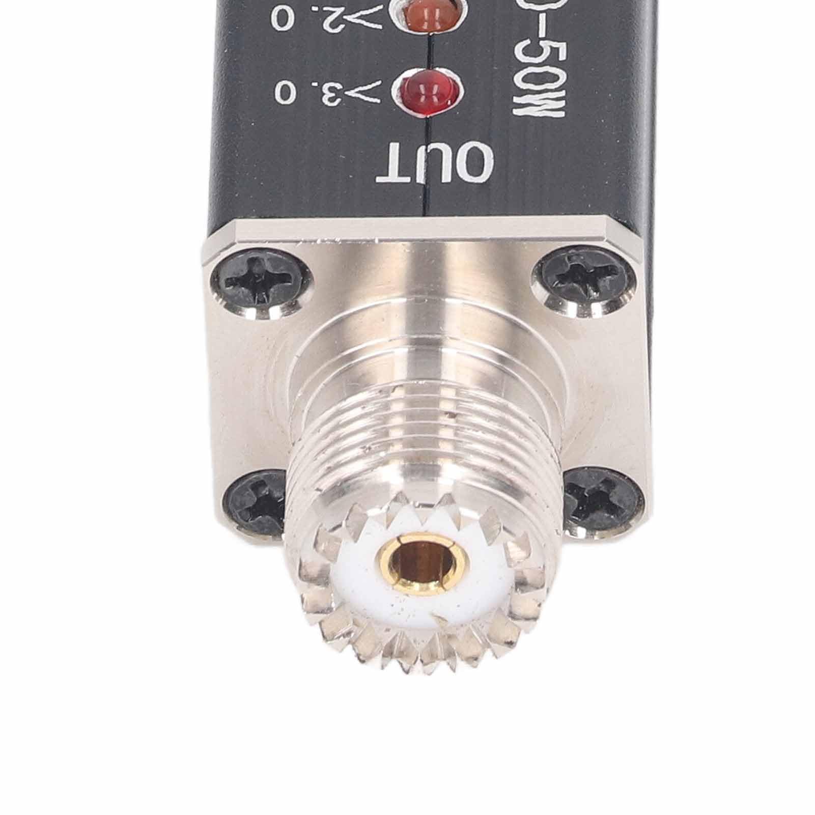 Compteur SWR Compteur de Puissance Portable Short Standing Meter pour Tester la Puissance SWR, jusqu'à 200 W de Puissance Type C Analyseur de Réseau