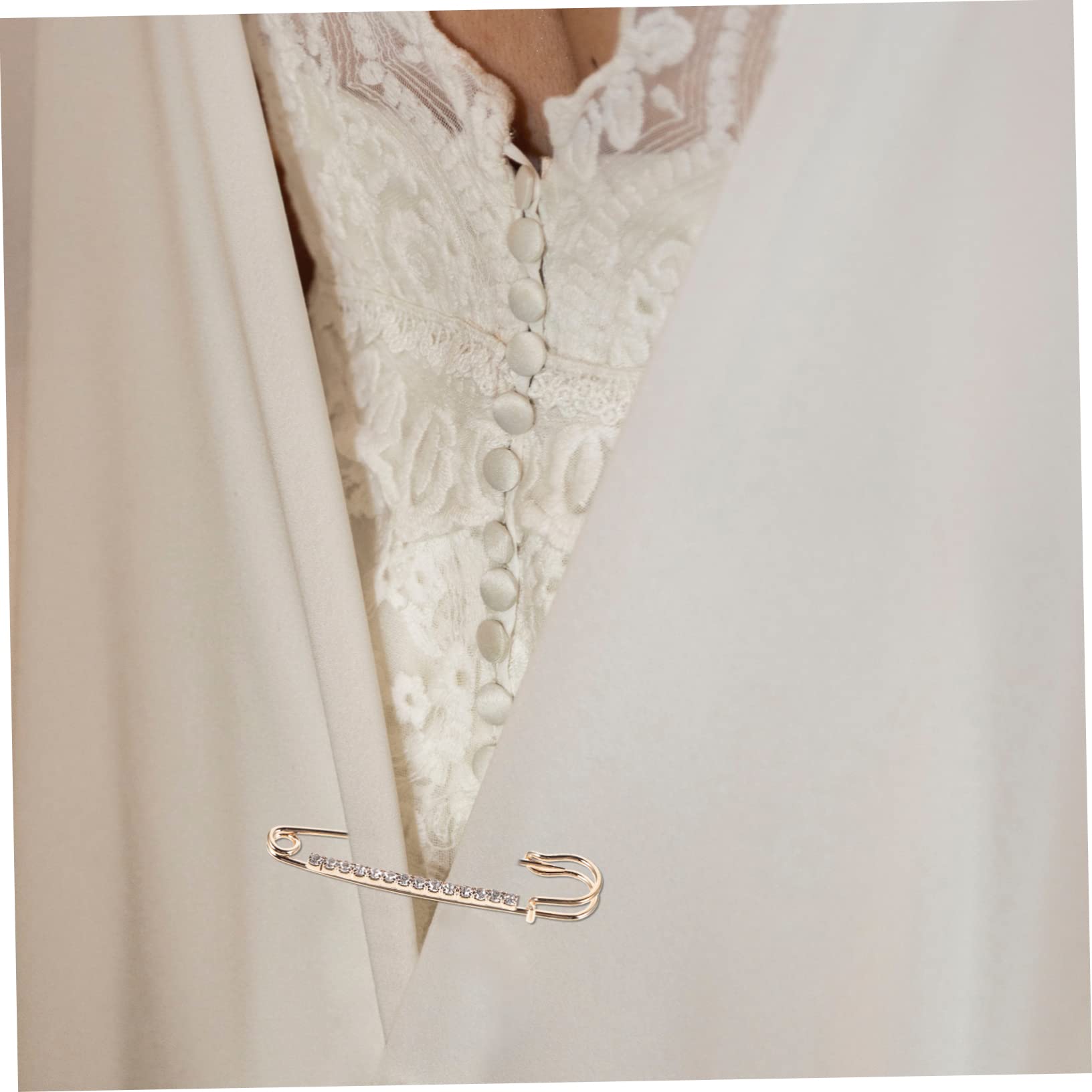 VILLCASE 48stücke Strass Sicherheitsnadeln Elegante Broschen Für Kleidung Bastelprojekte Und Festlichkeiten Robuste Und Zuverlässige Anstecknadeln Vielseitig Einsetzbar