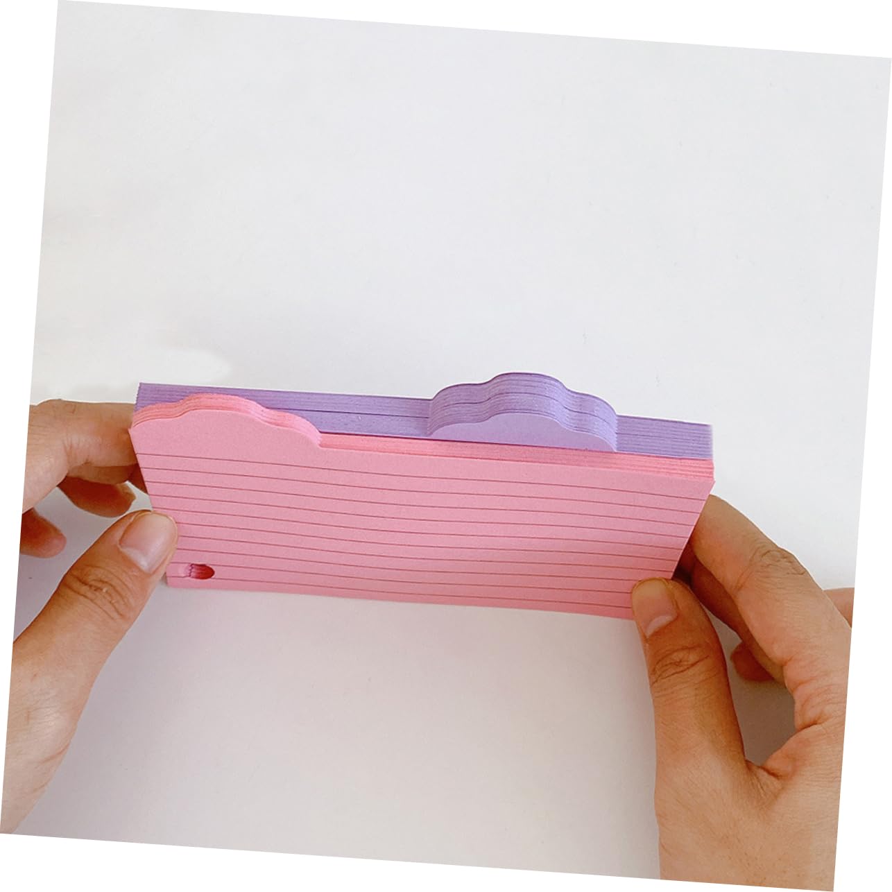 HOMSFOU 5 Sätze Vokabelheft Aus Notizpapier Klebrig Lehrreich Mehrfarbig Flashcard Leere Karten Student Wortkarten Grundlagen Des Studiums Registerkarten Für Karteikarten 125 Blätter * 5