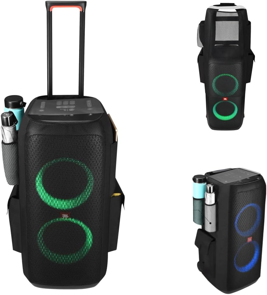 Outdoor Speaker Multifunctional Protective Cover for JBL PartyBox 310 Portable Party Speaker Portable Wireless Party Bluetooth Speaker Cover Can Storage Microphone Audio Cable