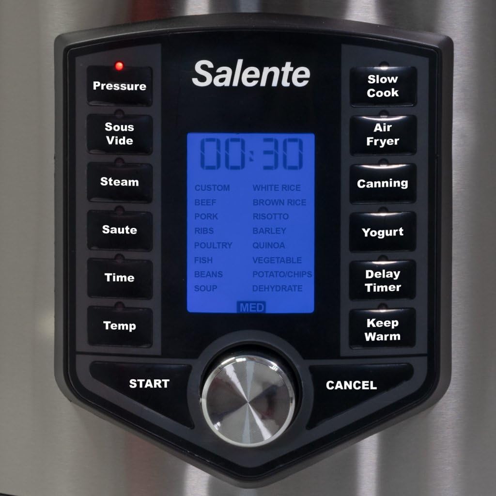 Cuco II - Pentola a pressione multifunzione 11 in 1, con 53 programmi, Sous-Vide, 1200 W, 6 l