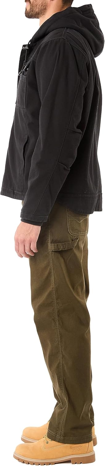 Smith's Workwear mens Sherpa-lined Duck Canvas Hooded Work Jacket - Image 8