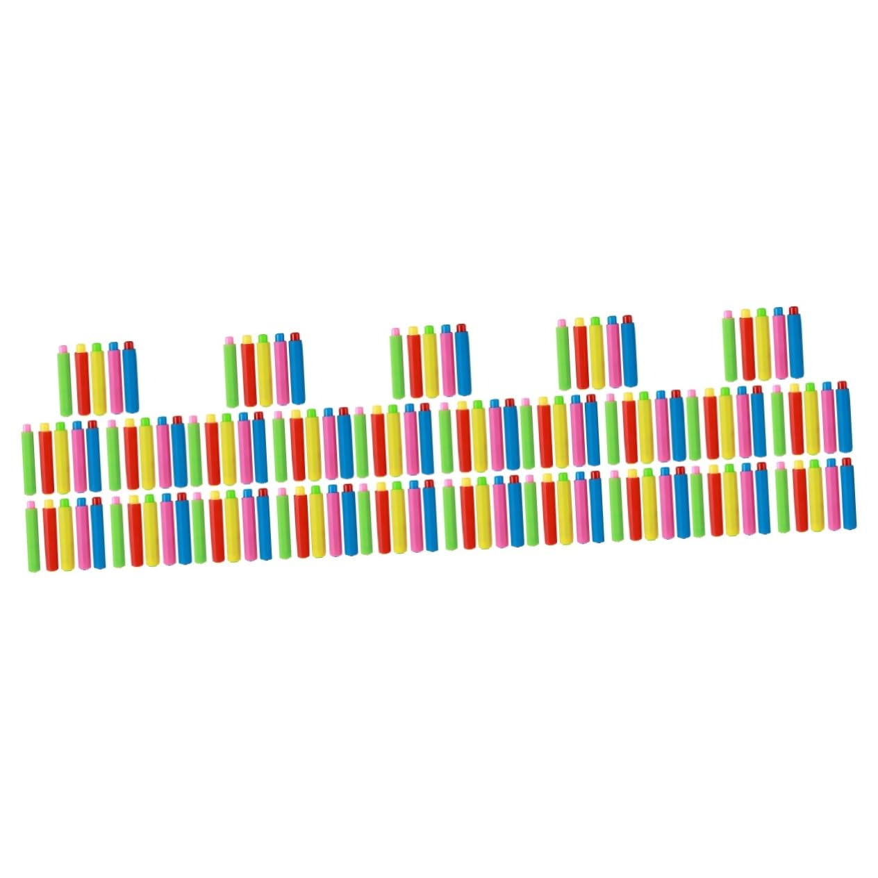 Angoily 5 Set Portagessetti Colorati Clip Per Gessetti Polvere Per Insegnanti E Scolastico Accessorio Per Lavagna 25 Pezzi*5