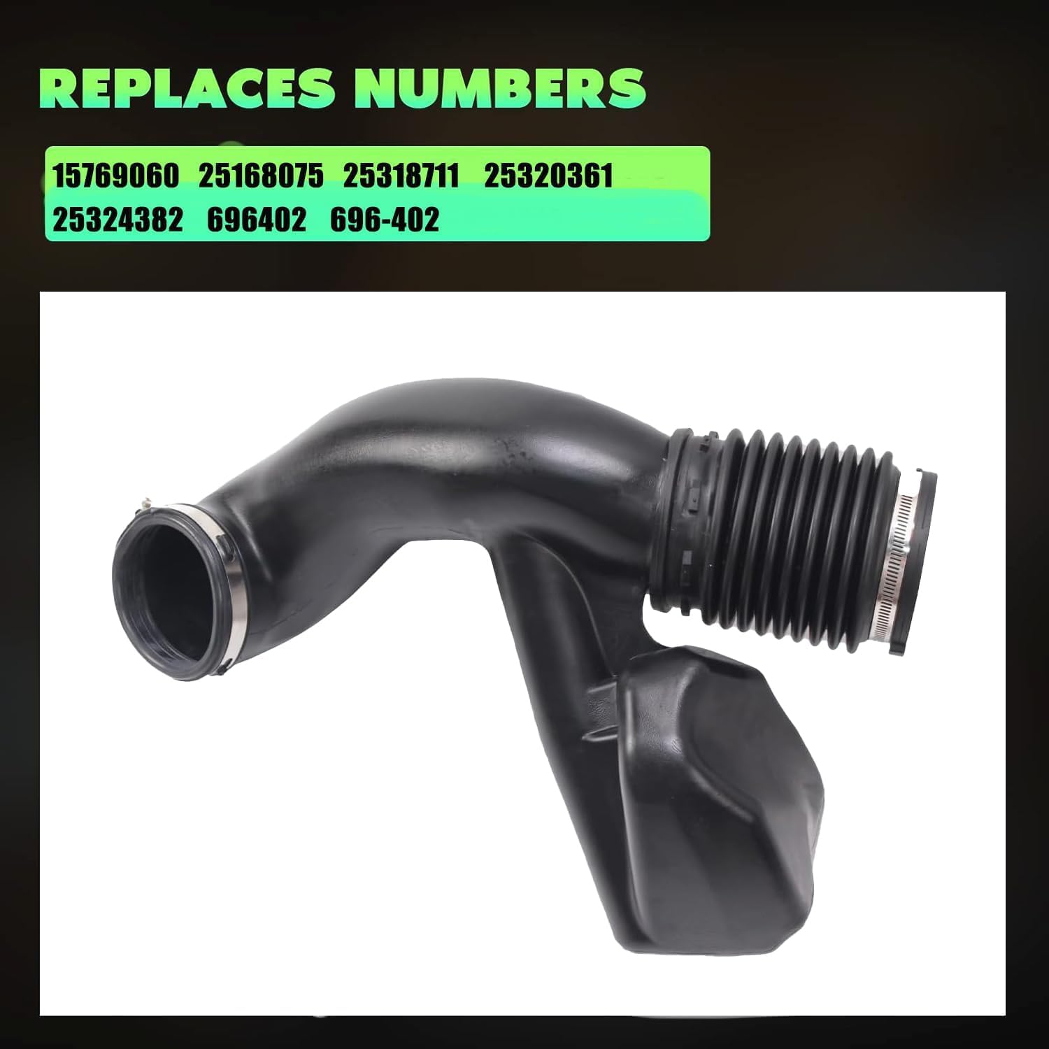 AUCERAMIC 696-402 Air Intake Hose Fit for 1999-2006 Chevy Silverado Suburban Tahoe Gmc Sierra Yukon 4.8L 5.3L 6.0L