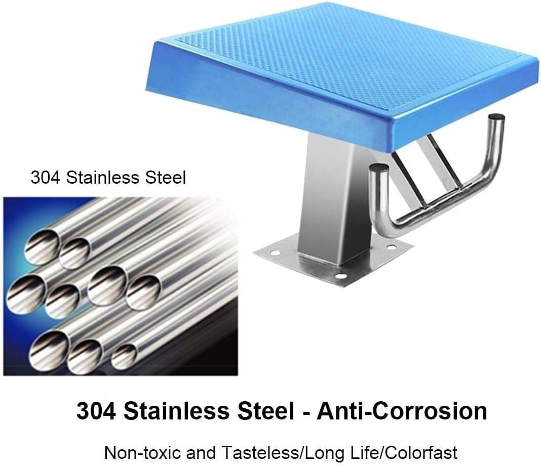 Pool Diving Platform,Pool Diving Boards, Standard Pool Diving Board, Indoor Outdoor Competition Professional Diving Boards Platform, Heavy Duty Jump Stand Pool Diving Board