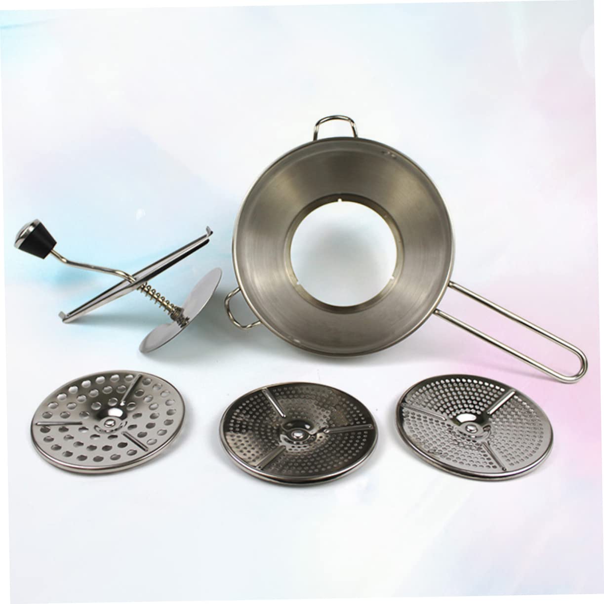 Unomor Easy-clean Food Blender Stainless Steel Baby Food Maker Fruit Veggie Jam Refiner Jam Making Tools