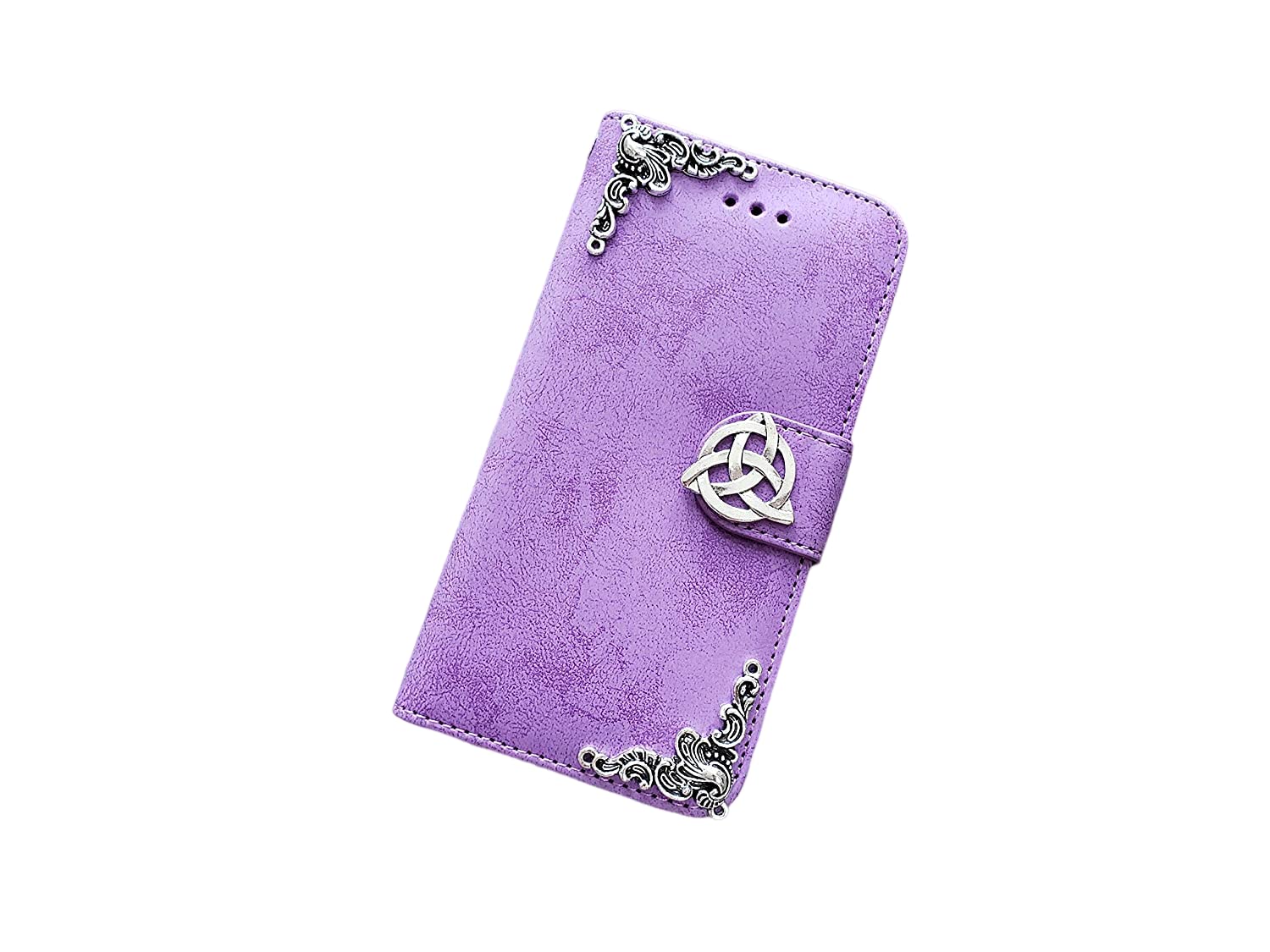 Trinity Celtic Knot phone leather wallet removable case for iPhone X XS XR 11 12 13 14 Pro Max Samsung S23 S22 S21 S20 Ultra Note 20 10 Plus Mn1016