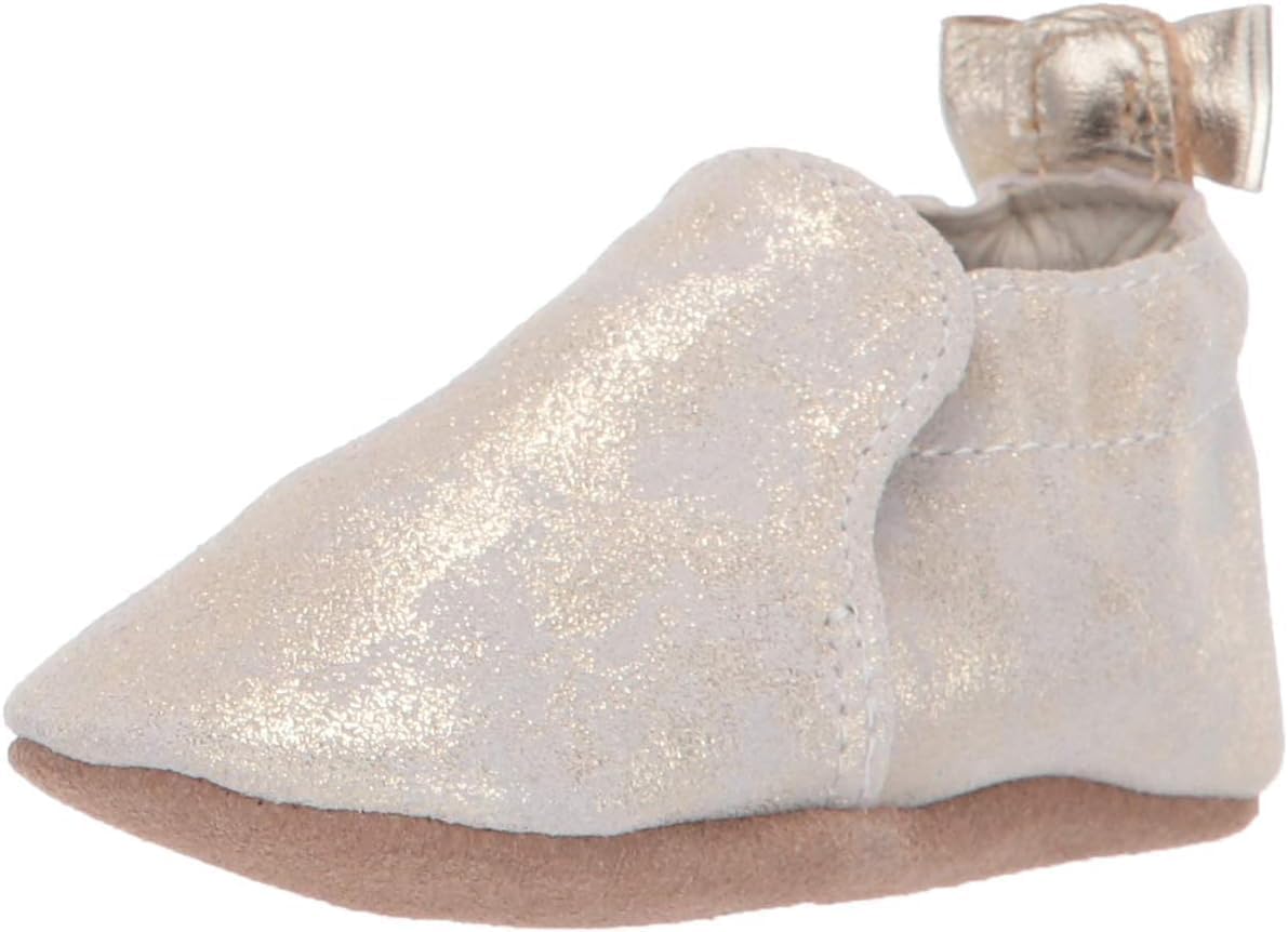 Robeez Baby Girls and Unisex Soft Soles Slip-Resistant Crib Shoes Slippers for Infant and Toddler 0-24 Months