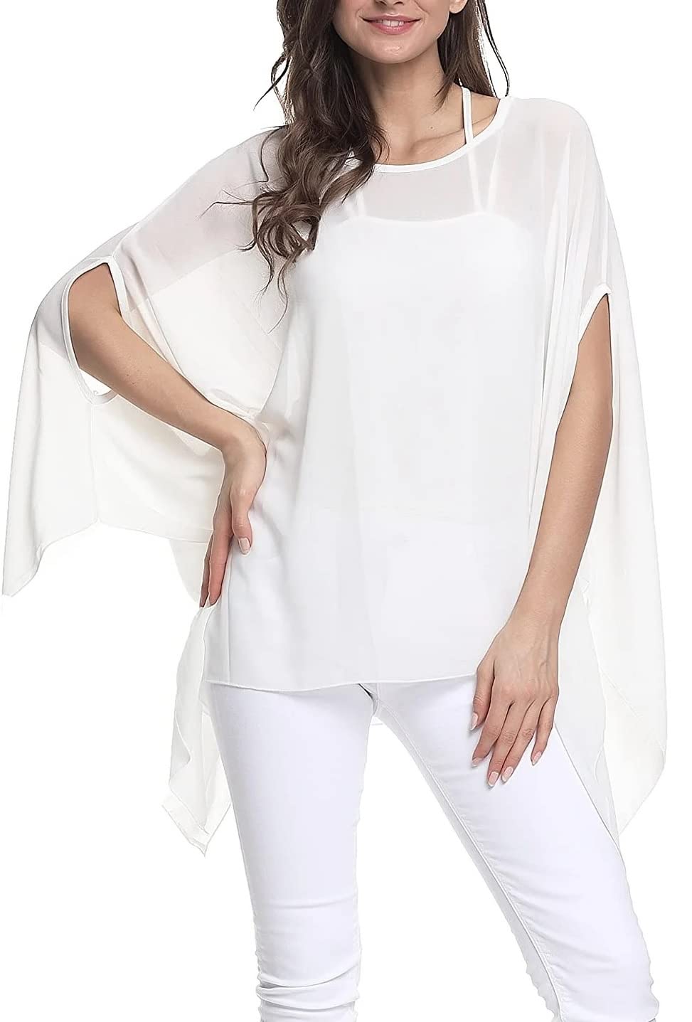 Georgette Kaftan top- DN- 504- Leangth - 28 inches