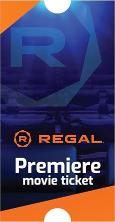 REGAL Premiere Movie Ticket – Digital Ticket, Instant Delivery – Save Up To 40%