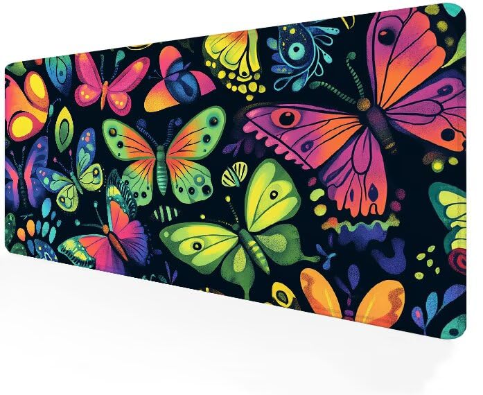 Tapis de souris de grande taille avec base en caoutchouc et finitions soignées