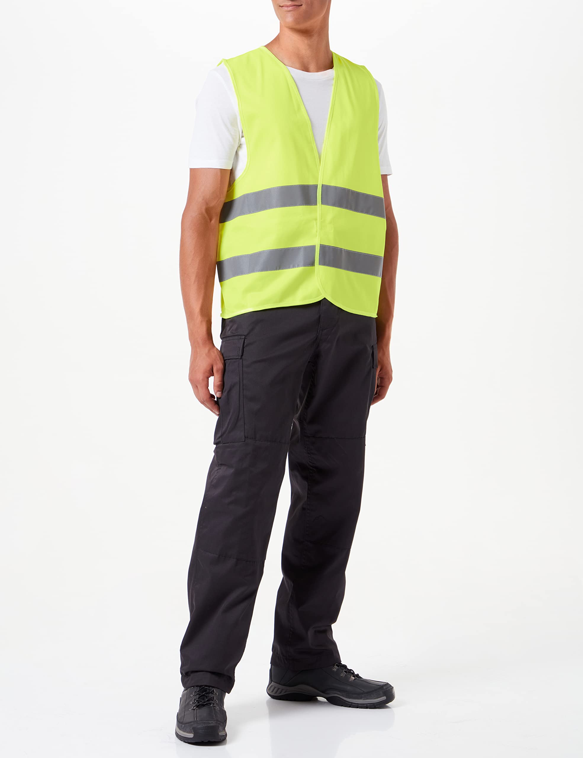Marque : HTC Equipements Htc - GILET JAUNE REFLECHISSANT CE EN-471 T/XL UNIQUE in use