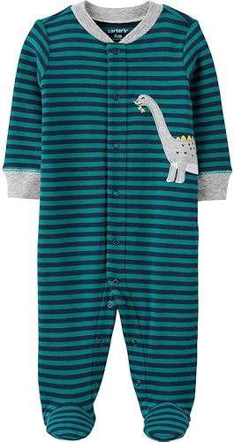 Carter's pijama de 1 pieza sin pies, de algodón, para niños bebés