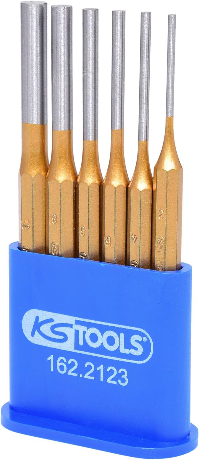 KS TOOLS Jeu de chasse-goupilles, 6 pièces Ø3-4-5-6-8-10mm 162.2123