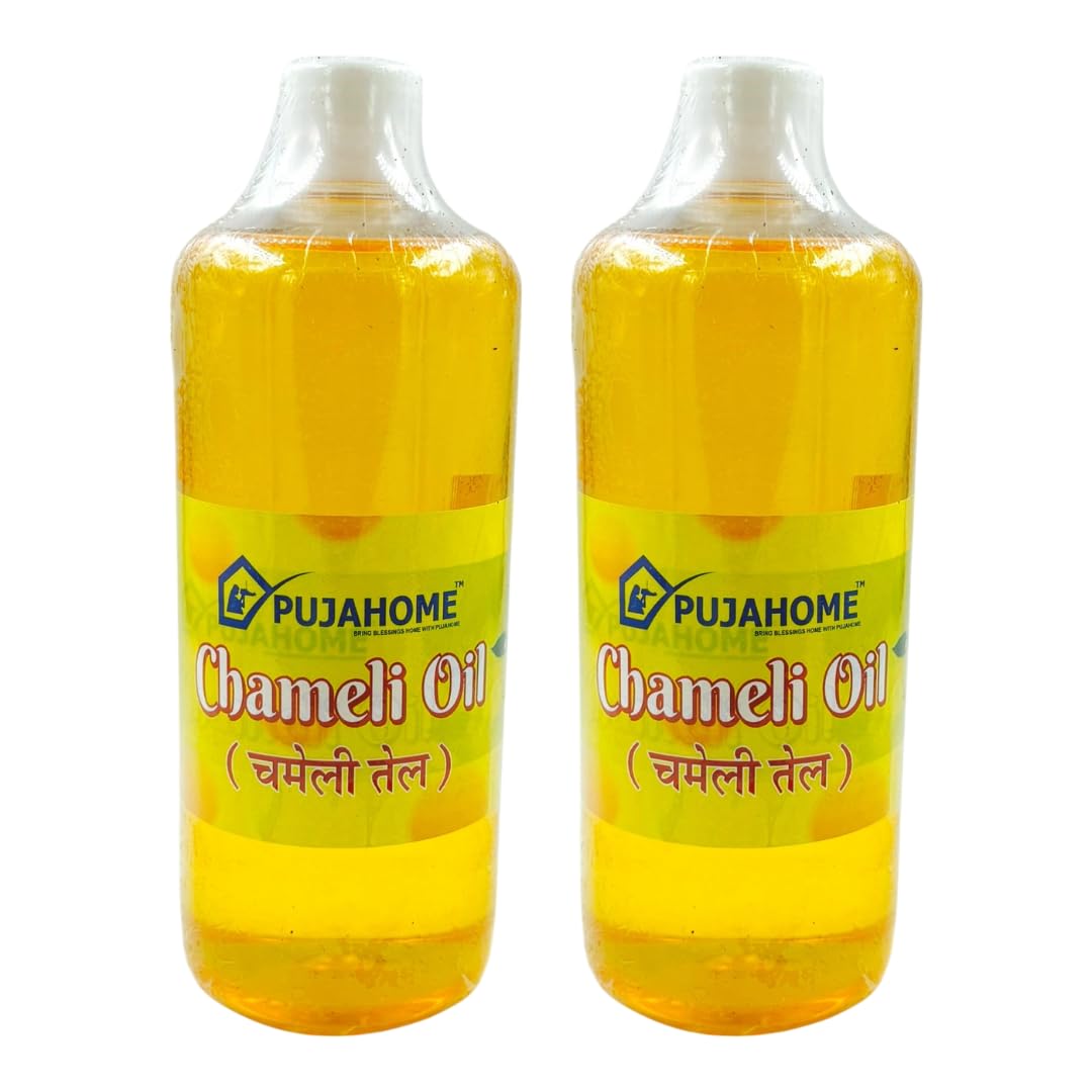 Pujahome Chameli Oil for Hanuman Puja – Pack of 2,500ml Each | Jasmine Fragrance Oil for Hanuman Ji Chola, Aarti & All Types of Pujas-picture-32