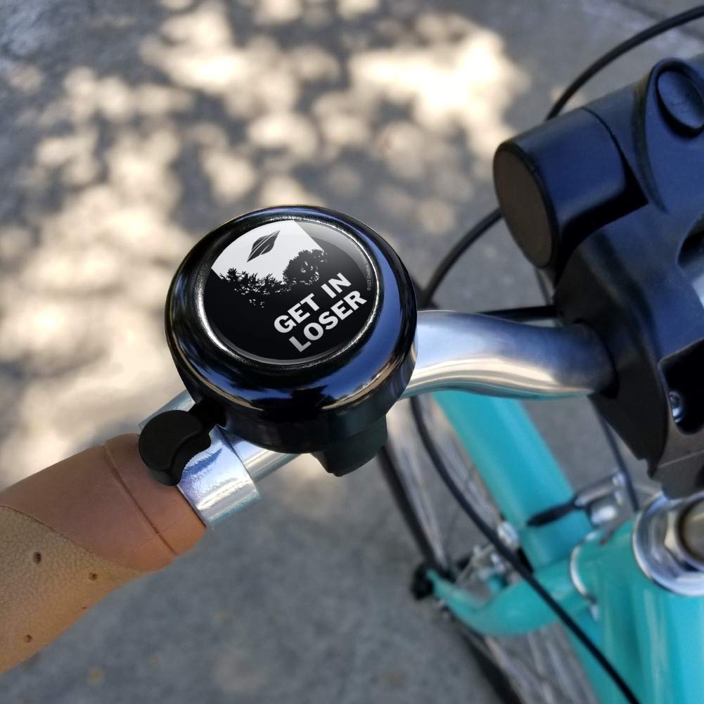 GRAPHICS & MORE Get in Loser UFO Alien Abduction Funny Humor Bicycle Handlebar Bike Bell