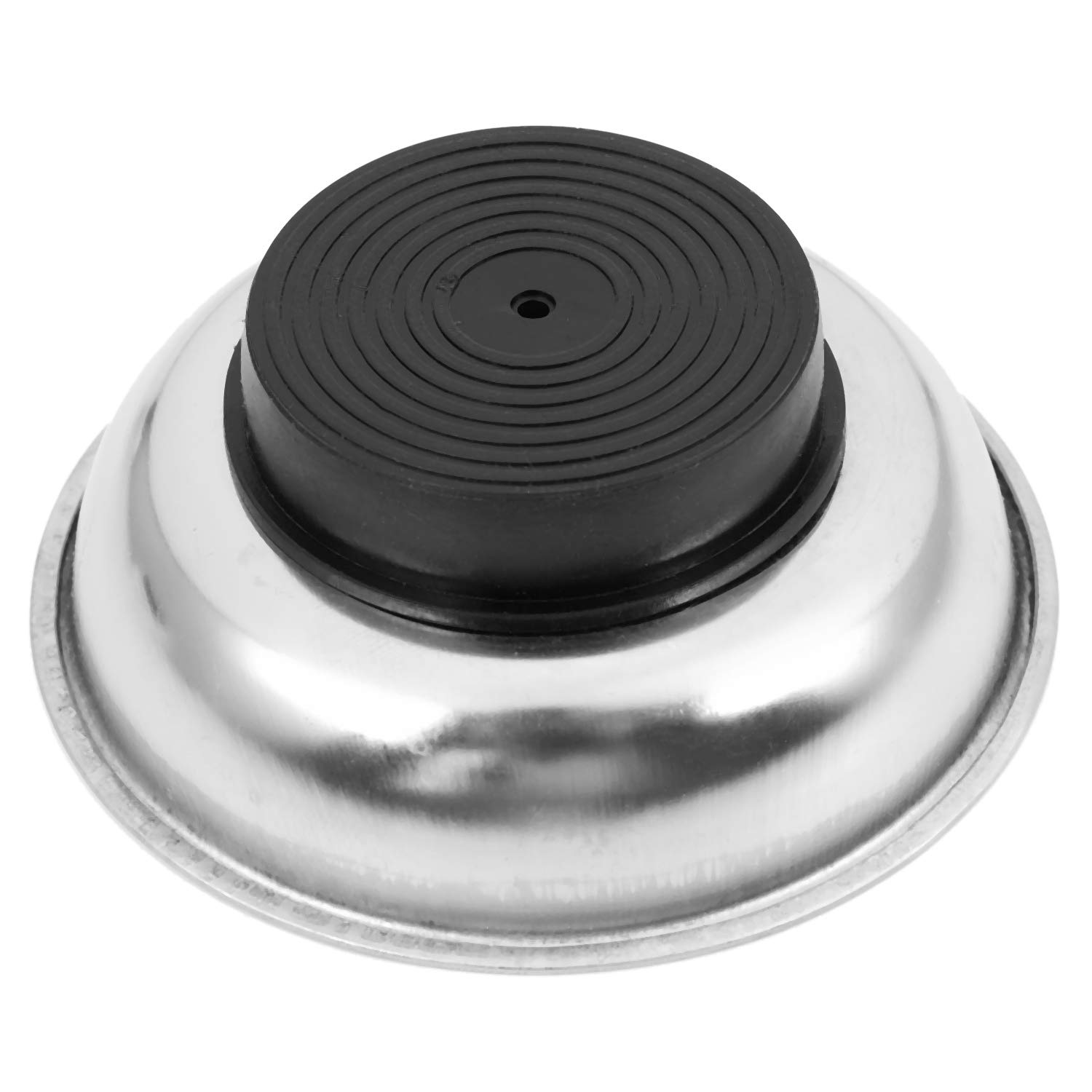 Pasuihcay Circle Stainless Steel Magnetic Parts Bowl Tool Tray Nuts Bolts Screws Part Tray Magnetic Parts Plate Silver 3 inches