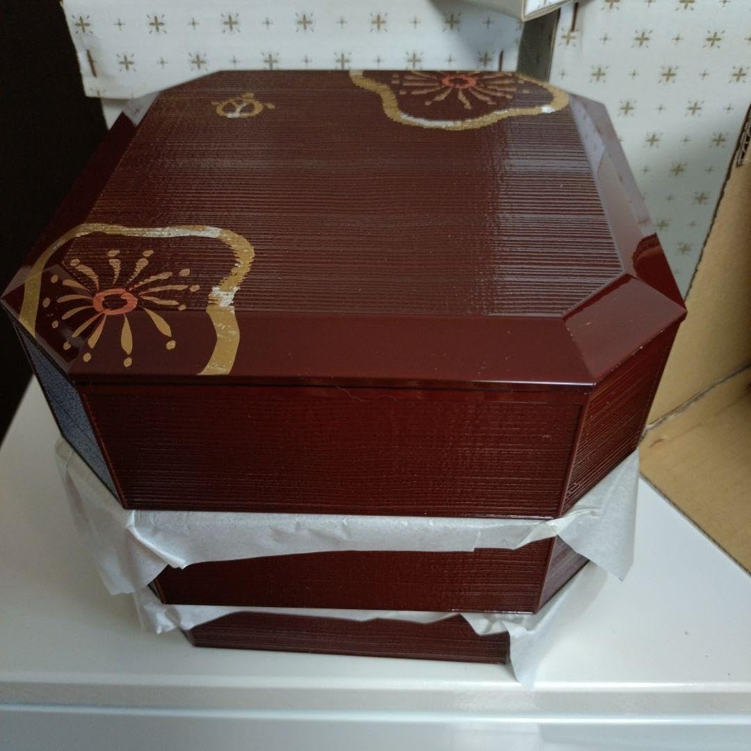 山中漆器 三段重箱 4個セット