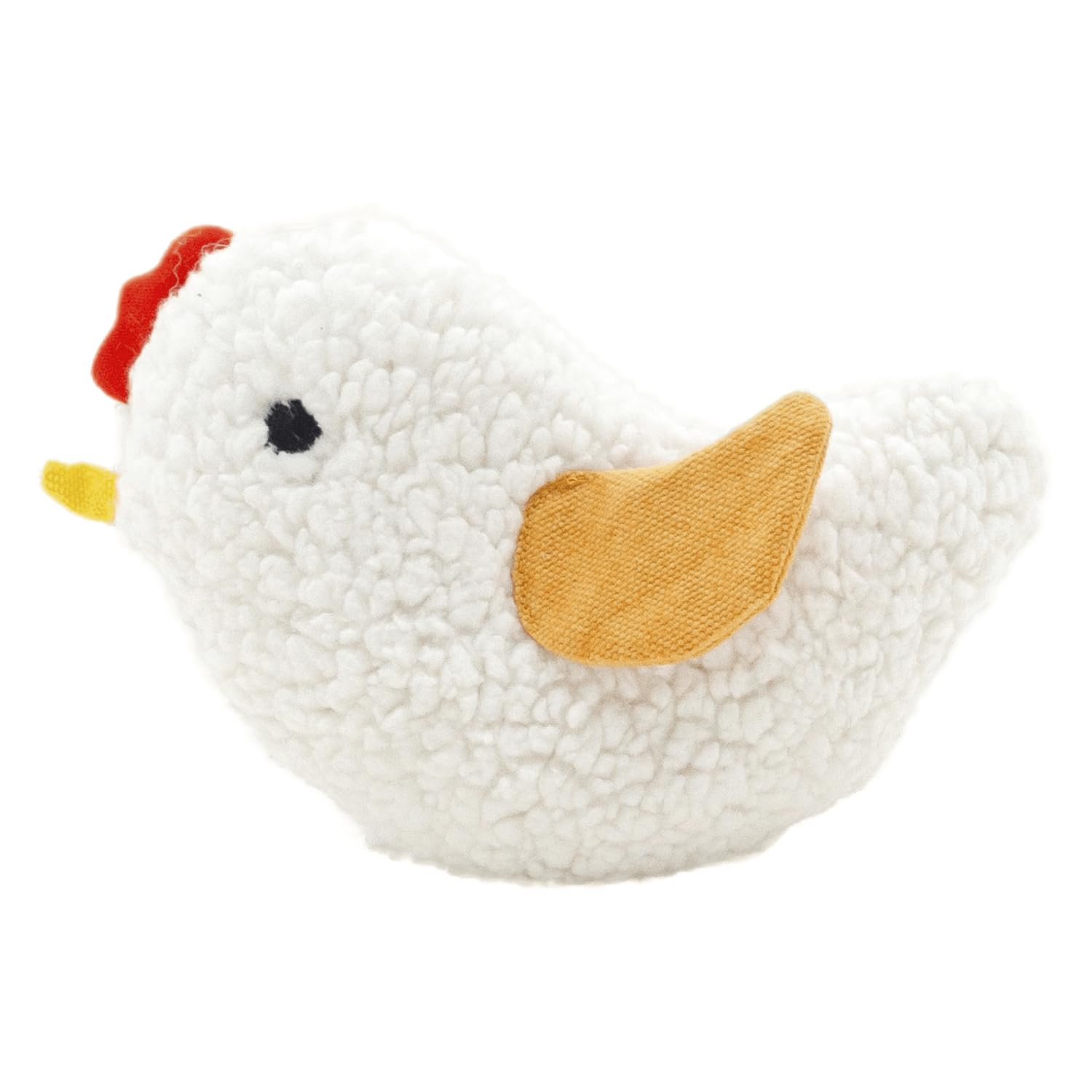 JACK AND VANILLA, Chick-S Shape Interactive Dog Toy, Realistic and Colourful Design, Durable and Easy to Clean, Ideal for Small and Medium Breeds, 16.5 cm, Barnyard Model