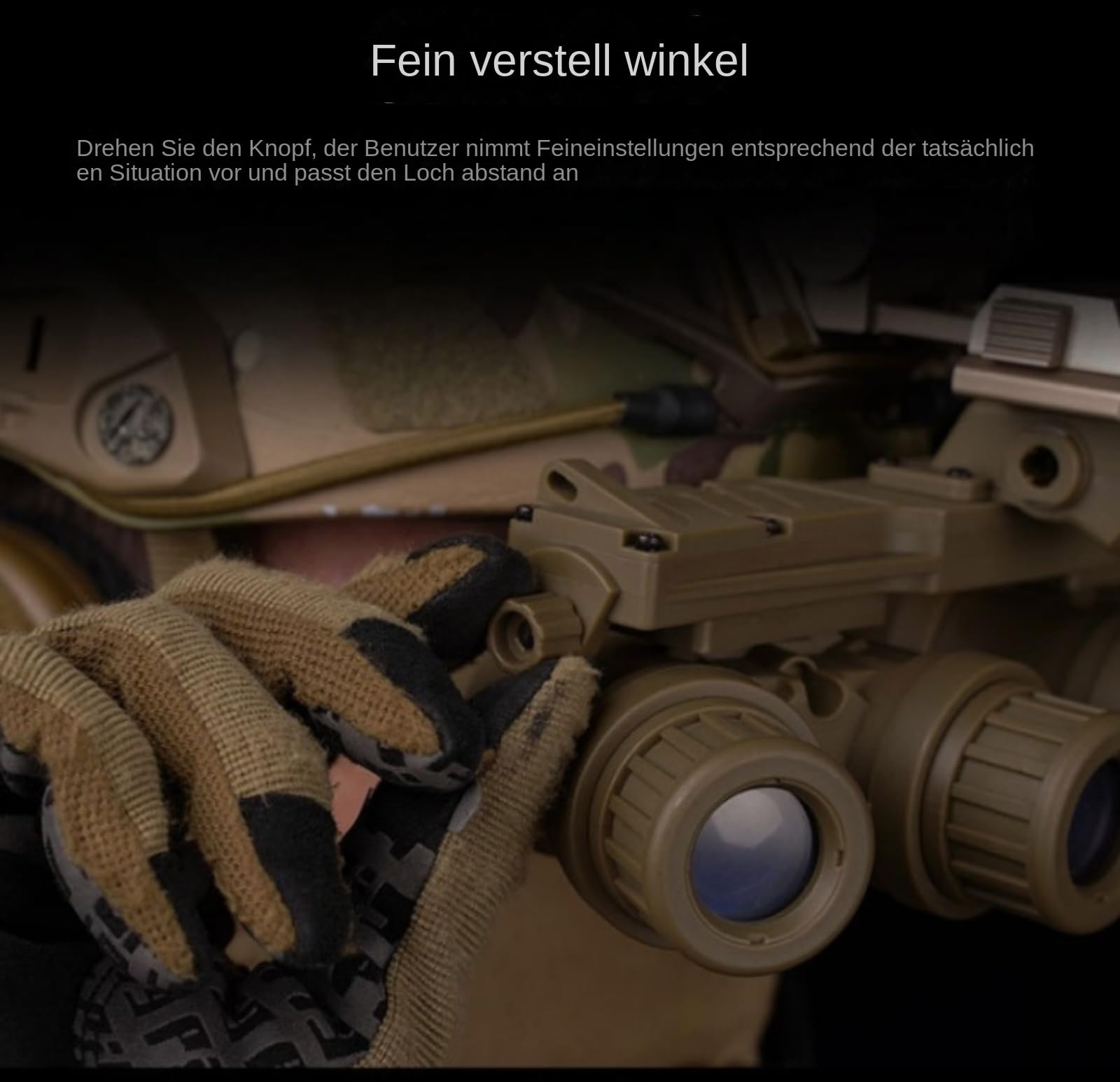 Modèle de lunette de visée tactique Airsoft, casque de nuit avec compartiment à piles factice, véritable casque tactique CS, équipé d'accessoires de visée nocturne à quatre yeux pour les tournages de