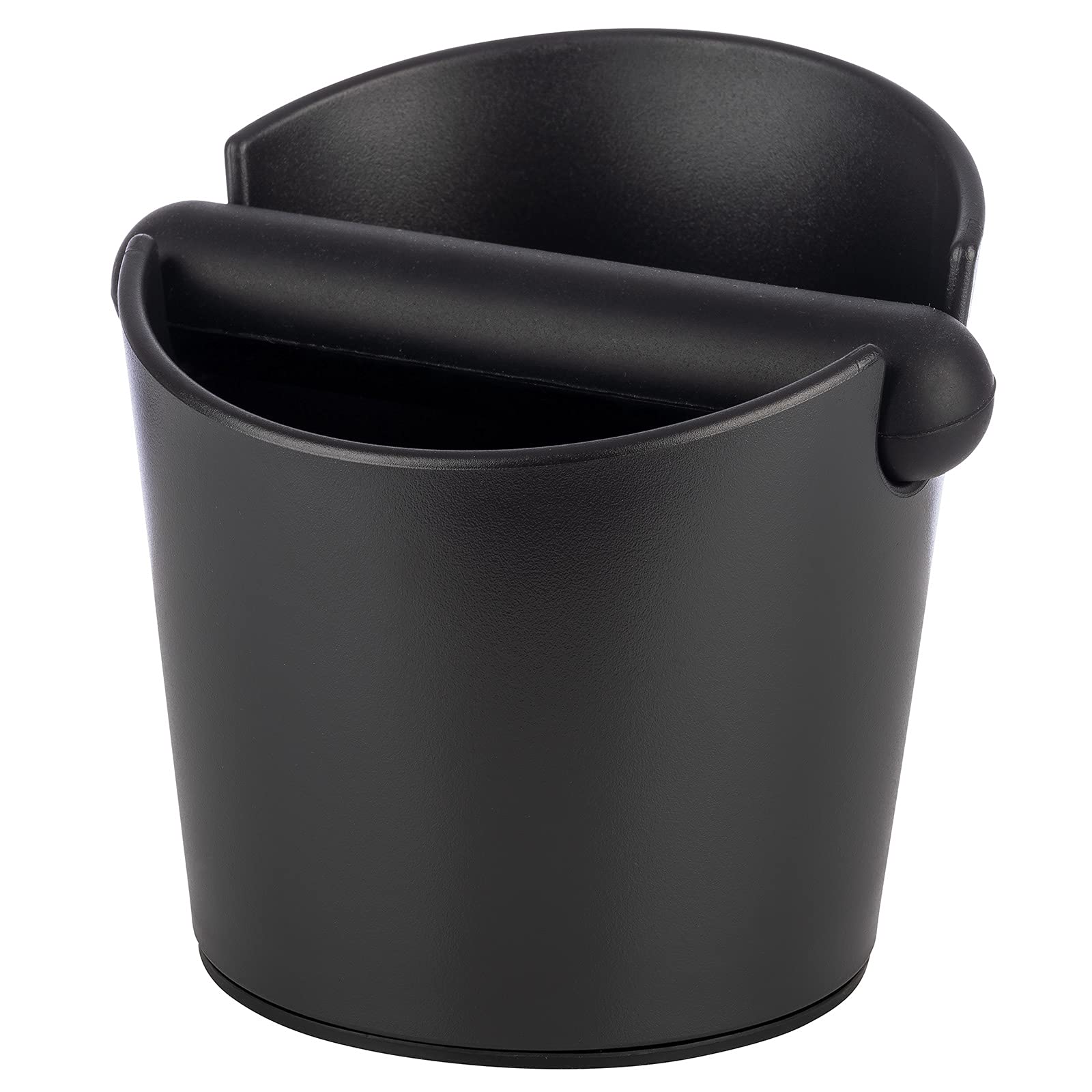 Barista Edition, recipiente para posos de café expreso con portafiltros, diámetro de 12,2/10 cm, altura: 9,4/12,7 cm, ABS, recipiente para pulpa con barra de botón extraíble