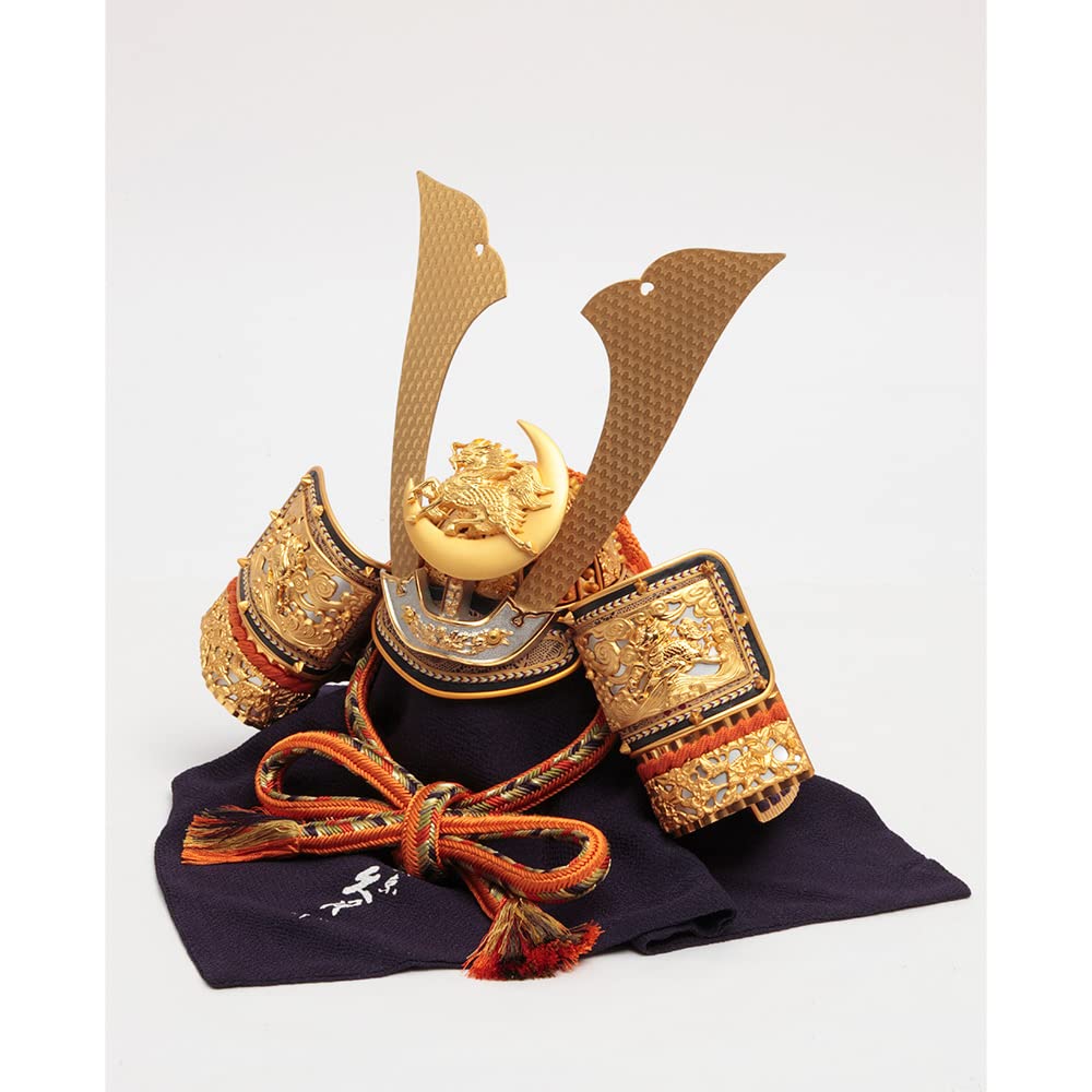 Amazon | 久月official 五月人形 毛氈三段 麒麟児之兜飾り 3GR-K32-Z