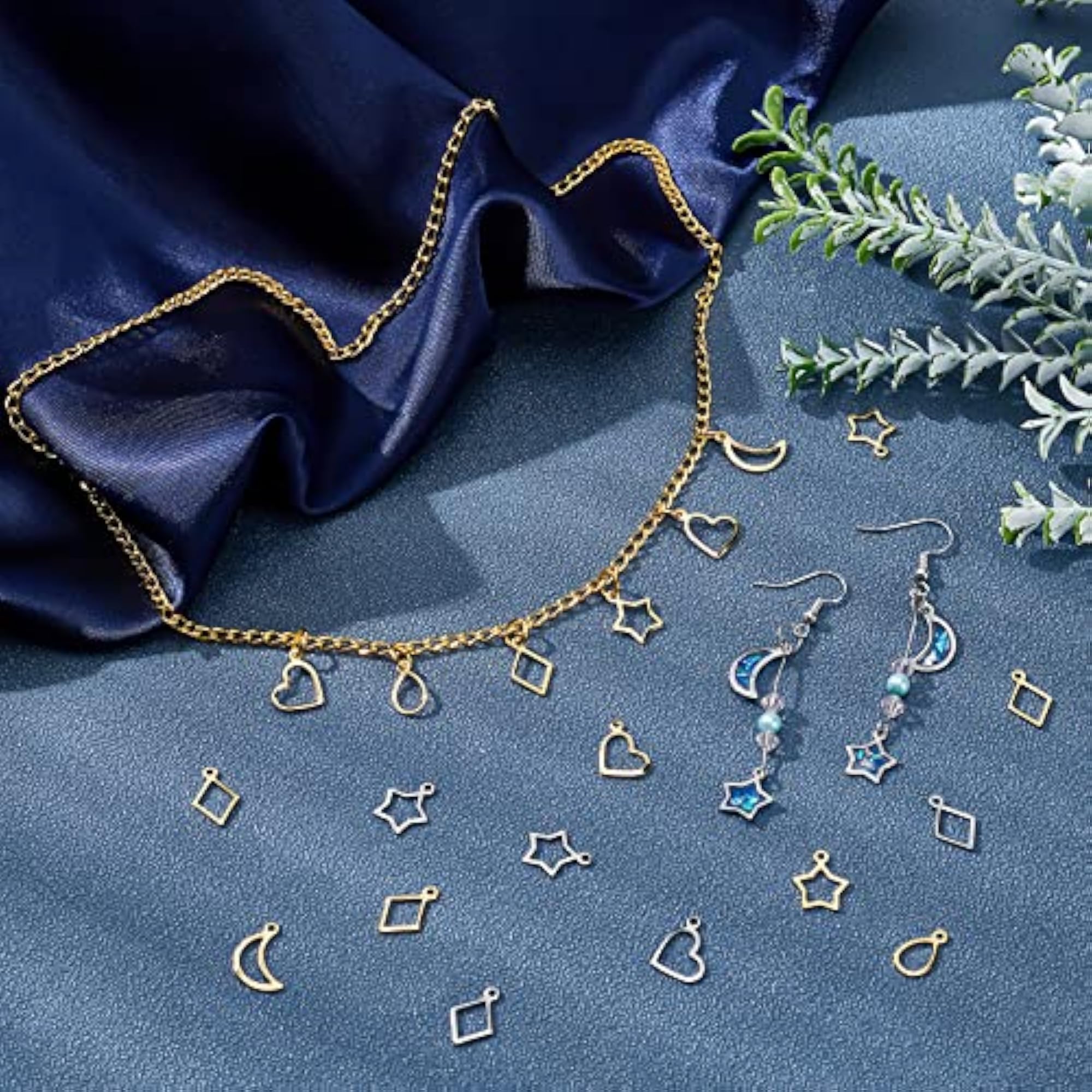 Bezels for Resin Jewelry Making, 100pcs 304 Stainless Steel