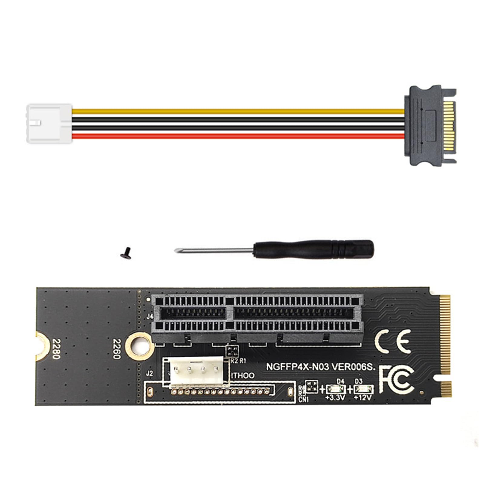 Amazon.co.jp: M.2 用 M キーへの PCI-e 1X 4X アダプタカードへの