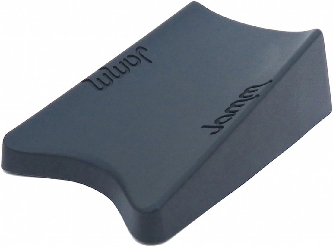 Jamm Jumbo Door Stopper | Door Stop Wedge Holds Doors Open in Both Directions | Premium Non Rubber Non Slip Hardware | Dark Grey - 1 pack